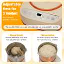 7.4QT Electric Dough Mixer with Ferment Function, Large Capacity Dough Maker Machine, 304 Stainless Steel Bowl,Face-Up Touch Panel, Timer Control, Commercial & Household Bread Mixer for Pizza