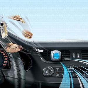 Febreze Car Vent Clip Air Freshener, Odor Eliminator for Strong Odors, Up to 30 Days Freshness, Laundry Fresh,2 pcs