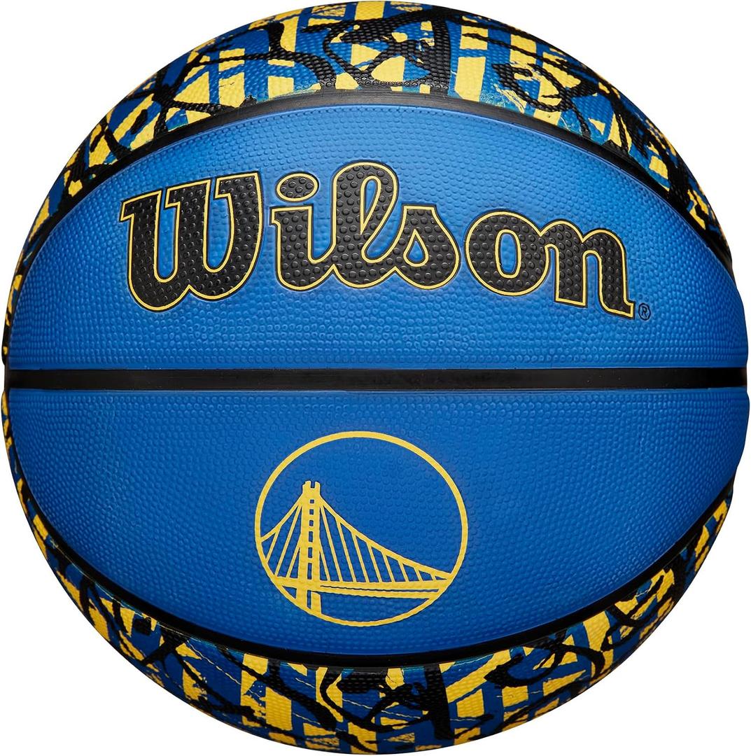 WILSON NBA Team Graffiti Basketballs, Size 7 - 29.5"