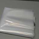 BURVAGY 6Pack Extra Large Plastic Storage Bags 10 Gallons 24"x20"x7" Zero BPA Double Zipper Seal 4 Mils Thick Double Layer Carry Handle Resealable Moving Seasonal Travel Clothes