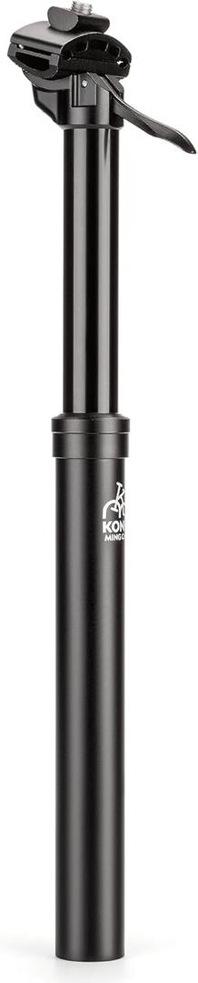 Dropper Post 27.2/30.9/31.6mm x 400mm Length 125mm Travel Lightweight Aluminum Alloy Seat Post for Mountain Road Bike BMX eBike