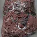 Peomeise 100pcs Dusty Pink Spandex Chair Sashes with Buckle Slider for Wedding, Party Decoration