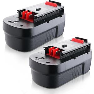 2P 4.8Ah 18V Ni-Mh HPB18 Replacement for Black and Decker 18V Battery Compatible with Black and Decker Battery 18V Firestorm Cordless Power Tools 244760-00 A1718 FS18FL FSB18