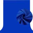 Aimosen 10X7 FT Royal Blue Screen Backdrop for Photography, Chromakey Blue Photo Background Curtain Seamless for Video Meeting Photoshoot Party
