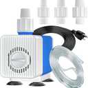 Knifel 400GPH Submersible Water Pump with 4.9ft hose Pond Pumps Ultra-Quiet & Adjustable Flow Rate for Fountains, Hydroponics, Ponds, Aquariums, and More
