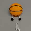 QANYI Basketball Night Light, LED Sports Light Rechargeable for Boys Room Bedroom Decor, Light Up Basketball Lamp Decoration Valentines Gift Ideas for Girls Children Teens Kids 8-12 Boys Lovers