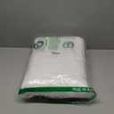 NICETOWN 100% Blackout Window Curtain Panels, Cold and Full Light Blocking Drapes with Black Liner for Nursery, 84 inches Drop Thermal Insulated Draperies (White, 2 Pieces, 52 Wide Each Panel)