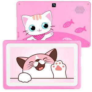 Kids Tablet 7” Tablets for Kids with Parental Control, WIFI Children’s Tablets for Toddlers with Plenty of Offline Child learning Apps Pre-installed, Toddler Tablet 3-7 Years Boy Girls Gift（Pink)
