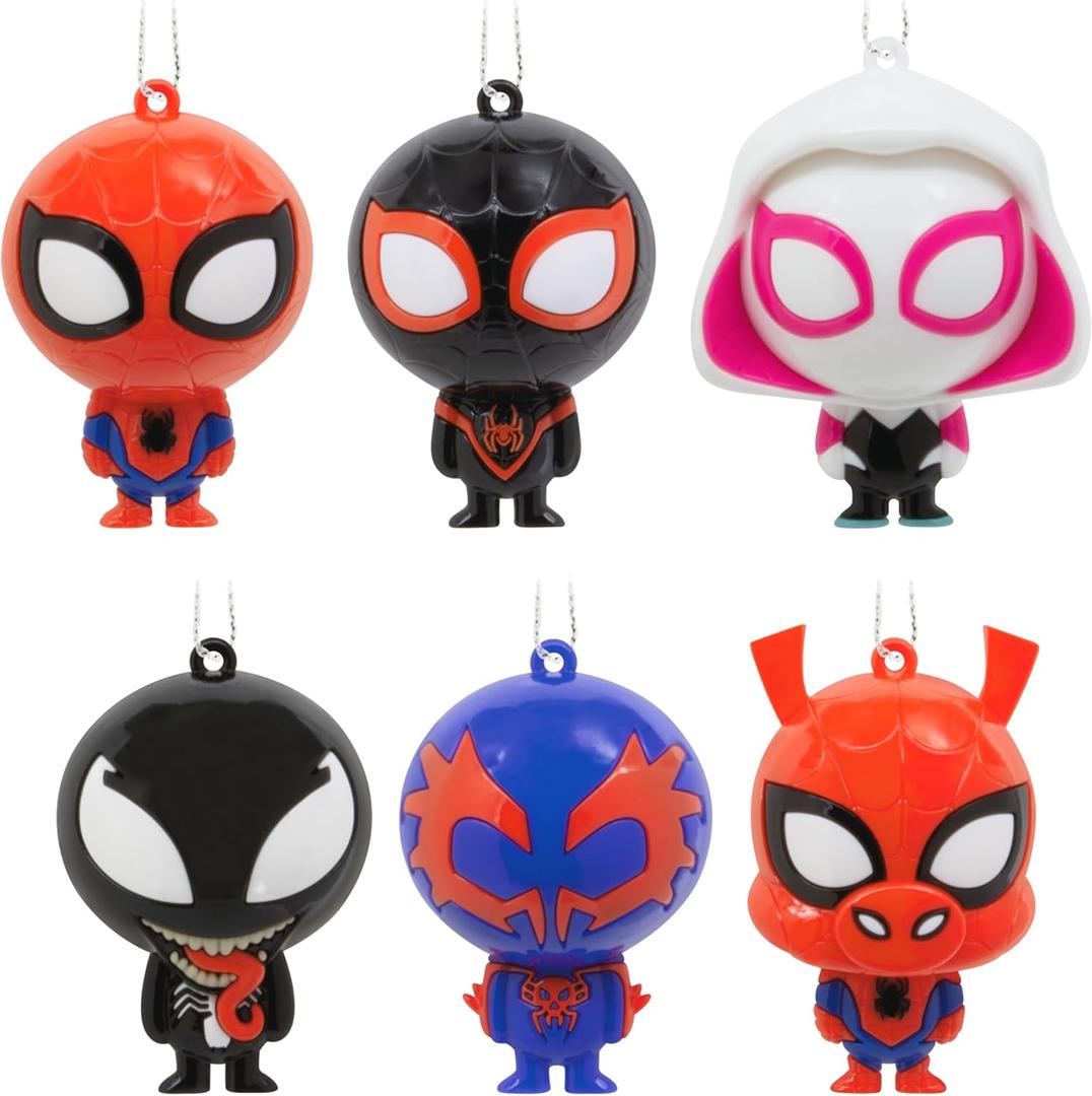 Hallmark Marvel Spider-Man Blind Box Mini Christmas Ornaments (Purchase Includes 2 Tiny Mystery Ornaments)