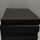 UMIACOUSTICS 4 PCS Acoustic Panels with Hanging Bracket, 2 Thick Fiberglass Sound Proof Panels Removable for Studios, Office, Home Theater Ceiling or Wall- Black (23.6" x 11.8"-4pcs)