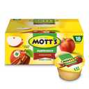Mott's Cinnamon Applesauce, 4 Oz Cups, 18 Count, No Artificial Flavors, Good Source Of Vitamin C, Nutritious Option For The Whole Family, BB 03-05-27