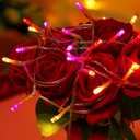 3 x 30 LED Valentines String Lights - 10Ft Mini Bulbs Battery Powered Pink Red Yellow Light for Indoor Wedding Anniversary Romantic Dating Party Gifts Valentine Decorations - 8 Modes with Bulit-in Timer