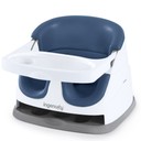 Ingenuity Baby Base 2-in-1 Booster Feeding and Floor Seat with Self-Storing Tray - Slate