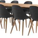 Amazonia Tusk Lore 11-Piece Dining Set |Certified Teak |Ideal for Outdoors