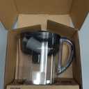 Brita Small 6 Cup Water Filter Pitcher, 1 BritaPlus Filter, Metro, Black