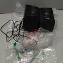 OHAYO 60W Computer Speakers for Music and Gaming, Active Bluetooth 5.3, Stereo 2.0 Speakers for Desktop PC or Laptop, 3.5mm Aux RCA USB Input, 1 Pair, Black