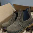 KEEN Utility Men's San Jose Chelsea Alloy Aluminum Toe 90 Degree Heel Pull On Work Boots (Brown) Size 11W