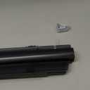 Cordless Light Filtering Mini Blind - 33 Inch Width, 72 Inch Length, 1" Slat Size - Black - Cordless GII Morningstar Horizontal Windows Blinds for Interior by Achim Home Decor