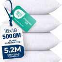 Utopia Bedding Throw Pillows, Decorative 18x18 Pillow Inserts, Set of 4