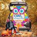 Halloween Trunk Or Treat Car Decorations Kit, Owl Christian Trunk or Treat Car Decorations Kit for Suv Archway Garage Door Halloween party decorations Religious