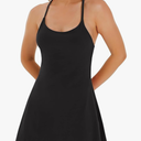 Womens Tennis Dress, Athletic Dress with Built-in Bra & Shorts Pockets Summer Dresses for Women Golf Outfits for Workout Size L