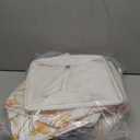 Clastyle 3 Pcs Boho Flower Kid Storage Cube Organizer Set Plants Closet Clothes Cube Storage Bin Beige Nursery Toddler Toy Box Chest Butterfly Book Shelf Basket