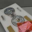 Wall Sconces Set of 2 (with 2 Bulbs), Modern Bathroom Wall Sconces Lighting with Thickened Glass, Hardwired Wall Mount Light Fixtures for Bathroom, Bedroom, Hallway, Living Room(Gold)