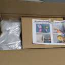 YHCDLAMP Battery Operated Wall Sconce Light with Remote Control, Dimmable Wall Sconce Set of 2 with White Fabric Shade, Wireless Battery Operated Wall Lamp for Bedroom Living Room, Bulb Included (Black-19.29inch)