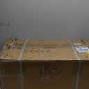 Push Lawn Sweeper, Heavy Duty Steel Frame, Ideal for Yard and Garden Clean up, Green