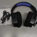 NUBWO Wireless Gaming Headset with Mic for Ps5 Ps4 PC, Zero Interference, 100-Hour Battery All-Day Play, 23ms Sync for Fortnite & Call of Duty/FPS Gamers, Triple Mode All Devices Compatible - Blue