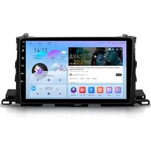 Android 13 Radio for Toyota Highlander 2014-2019,10.2 Inch QLED HD Touch Screen, 6G+128G with Wireless Apple Carplay, Android Auto, WiFi, DSP, SWC, AM FM Radio