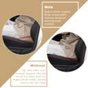 Livtribe Car Seat Cushion - Memory Foam Car Seat Pad - Sciatica & Lower Back Pain Relief - Car Seat Cushions for Driving - Road Trip Essentials for Drivers(Beige)
