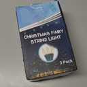 3 Sets Christmas Lights, 150 Count 33 FT Each Mini String Lights, Clear Green Wire Fairy Light, 120V UL Certified Connectable Xmas Tree Light for Holiday Patio Party Outdoor Decoration, Warm White