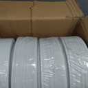 Blue Sky 10 Inch White Plastic Plates - [100 Count] Disposable Plastic Plates, Microwave Safe, Perfect for Birthday Parties, Weddings, Banquets, Picnics, and Everyday Use