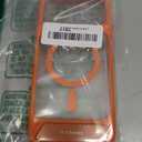 TORRAS Strong Magnetic & Seamless Stand for iPhone 17 Pro Max Case, Fit for MagSafe, Military Grade Drop Protection, Adjustable Kickstand for iPhone 17 Pro Max Case Translucent Matte Orange