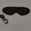 Heated Eye Mask, Mutilplx Cordless Heated Eye Masks for Dry Eyes, Washable Warm Eye Compress Eye Heating Pad for Eye Relief Stye Treatment Improved Sleep Travel (Black)