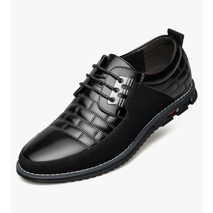 Men's Premium Leather Dress Shoes Comfort Business Casual Oxford Shoes Fashion Dress Sneakers Soft Loafers Derby Shoe for Office Working Walking Driving 45