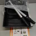 Snow Shovel for Driveway, Snow Removal Shovel with Ergonomic D-Grip Handle, 48-inch Long Lightweight Shoveling Tool, Large Capacity Shovel for Garden, Car Garage, Home Sidewalk and Camping, Black