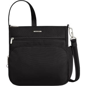 Travelon Anti-Theft Classic North/South Crossbody Bag (One Size, Black)