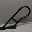 Tlence Handrails for Outdoor Steps, 23 Inch Weather Resistant Stair Railing for 1-3 Step, Wall Mount Safety Grab Bar with Non-Slip Crossbar, Heavy Duty Bent Hand Rail for Garage, Porch, Garden, Yard