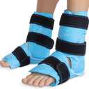 Relief Expert Ankle Foot Ice Pack Wrap, Reusable Gel Cold Pack with Cold Compress Therapy for Achilles Tendon, Heel Ice Pack for Soothing and Recovery - Blue (2 Packs)