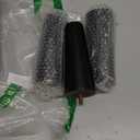 FoDau770 Black Rubber Wood Furniture Legs 6 Inches, Straight Tapered Wood Feet Mid Century Sofa Legs Set of 8, 5/16" UNC Furniture Feet for Cabinet Couch Dresser Chair Ottoman Table