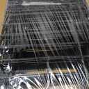 24x15-inch No Dig Animal Barrier Fence, 20 Pack Black Dig Protective Fence with 1.5 inch Spike spacing, Dog/Rabbit/Groundhog Underground Defence, for Outdoor Garden Patio