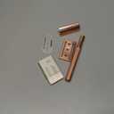 ZOMCHI Safety Razor for Men & Women with 5 Double Edge Safety Razor Blades, Double Edge Razor, Reusable Razor, Plastic Free Rose Gold (Pack of 1)