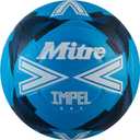 Mitre Unisex Soccer Ball Practice Impel (4, Impel One - Fluo Blue/White/Midnight Blue)