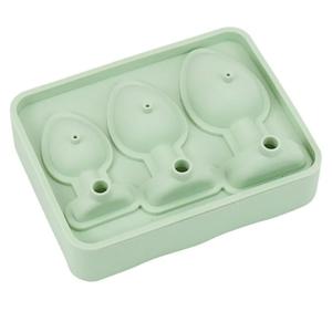 BCKEEWQP Funny Ice Cube Tray - Silicone Ice Maker, Suitable for Whiskey and Juice, Creating A Fun Party Experience(Green)