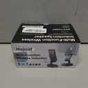 Hupoaf Adjustable Cell Phone Stand with Wireless Induction Bluetooth Speaker, HD Surround Sound for Home and Outdoors, Compatible with iPhone/iPad/Samsung Galaxy, Popular Gifts for Men Women Dad Mom