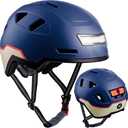 XNITO Bike Helmet with LED Lights - Urban Bicycle Helmet for Adults, Men & Women - CPSC & NTA-8776 Dual Certified - Class 3 E-Bikes, Scooters, Onewheel, Commuter, Mountain (Logan, Medium)