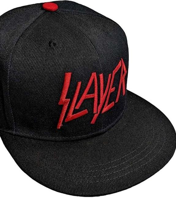 Slayer Band Logo Baseball Cap Size One Size Black