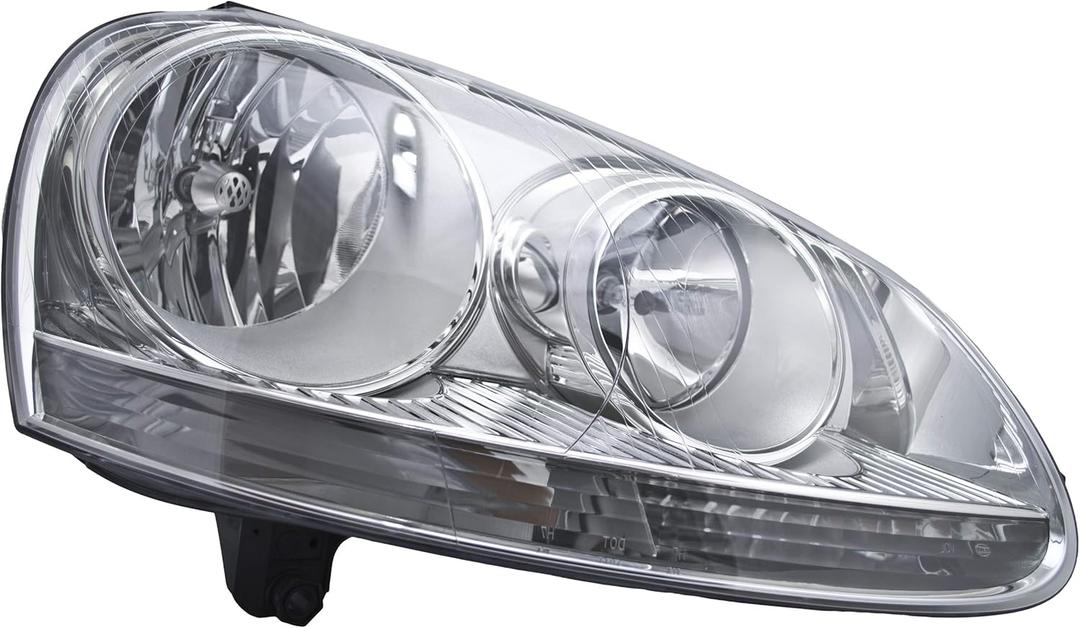 HELLA 247007361 Headlight Assembly, VW Golf V (1K1, 1K5), Passenger Side